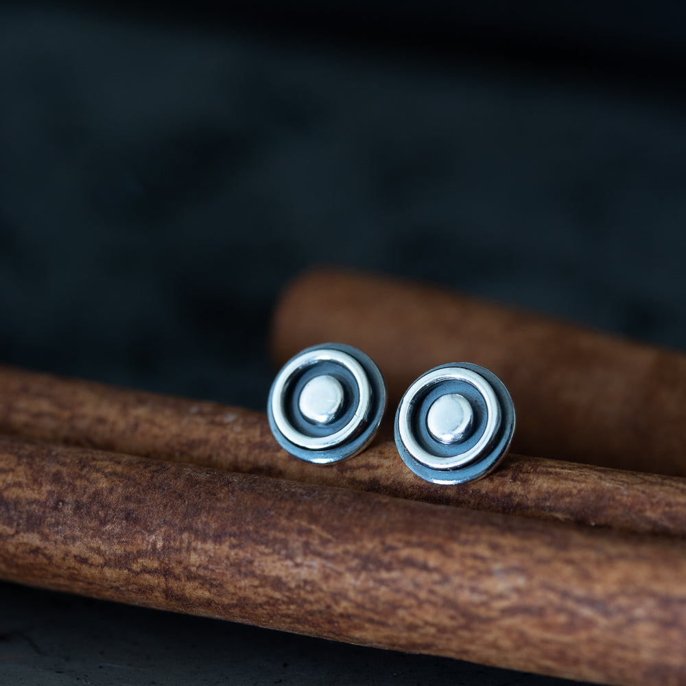 6mm Target Bullseye Studs - CookOnStrike