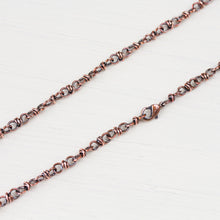 Load image into Gallery viewer, Handcrafted Copper Necklace - Bigger Link Chain - jewelry by CookOnStrike