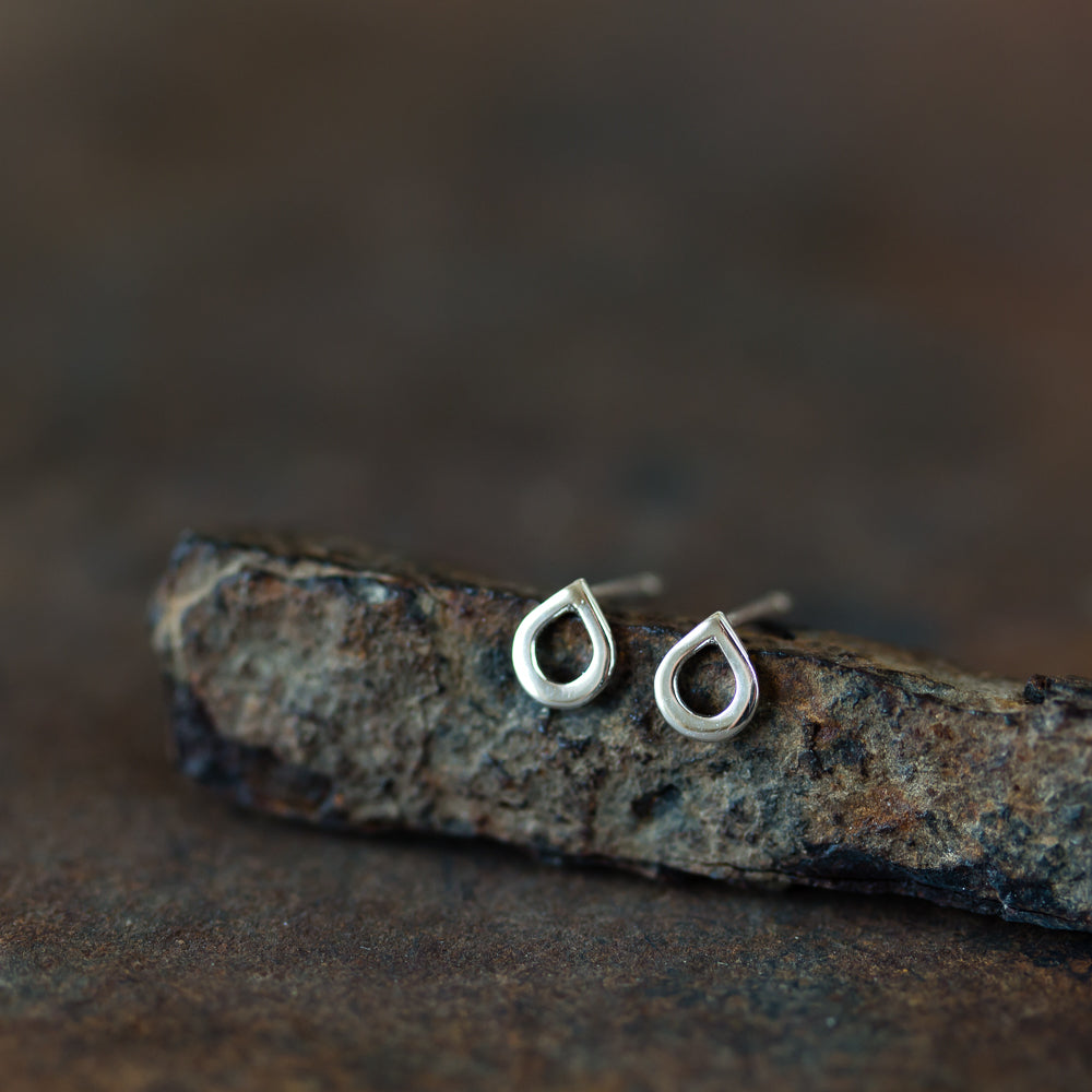 Petite Droplet Stud Earrings - jewelry by CookOnStrike