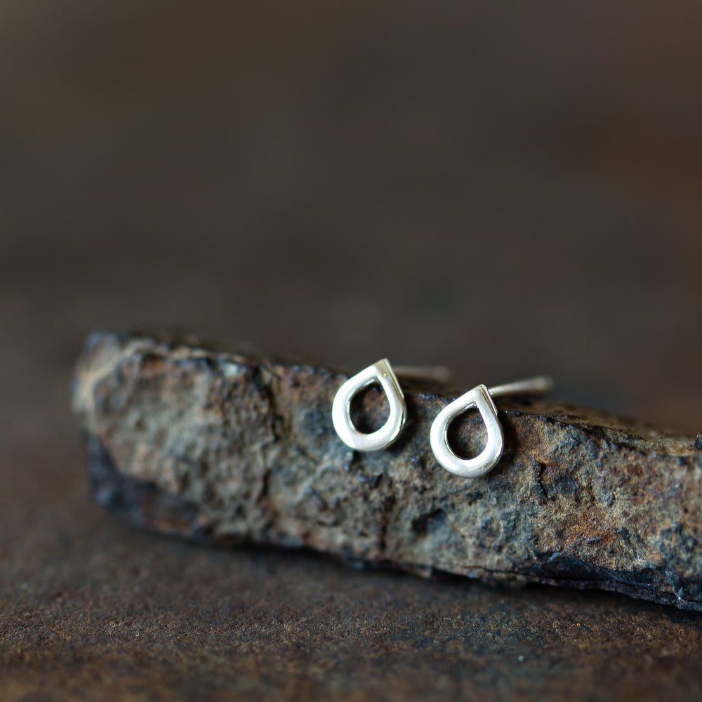 Petite Droplet Stud Earrings - jewelry by CookOnStrike