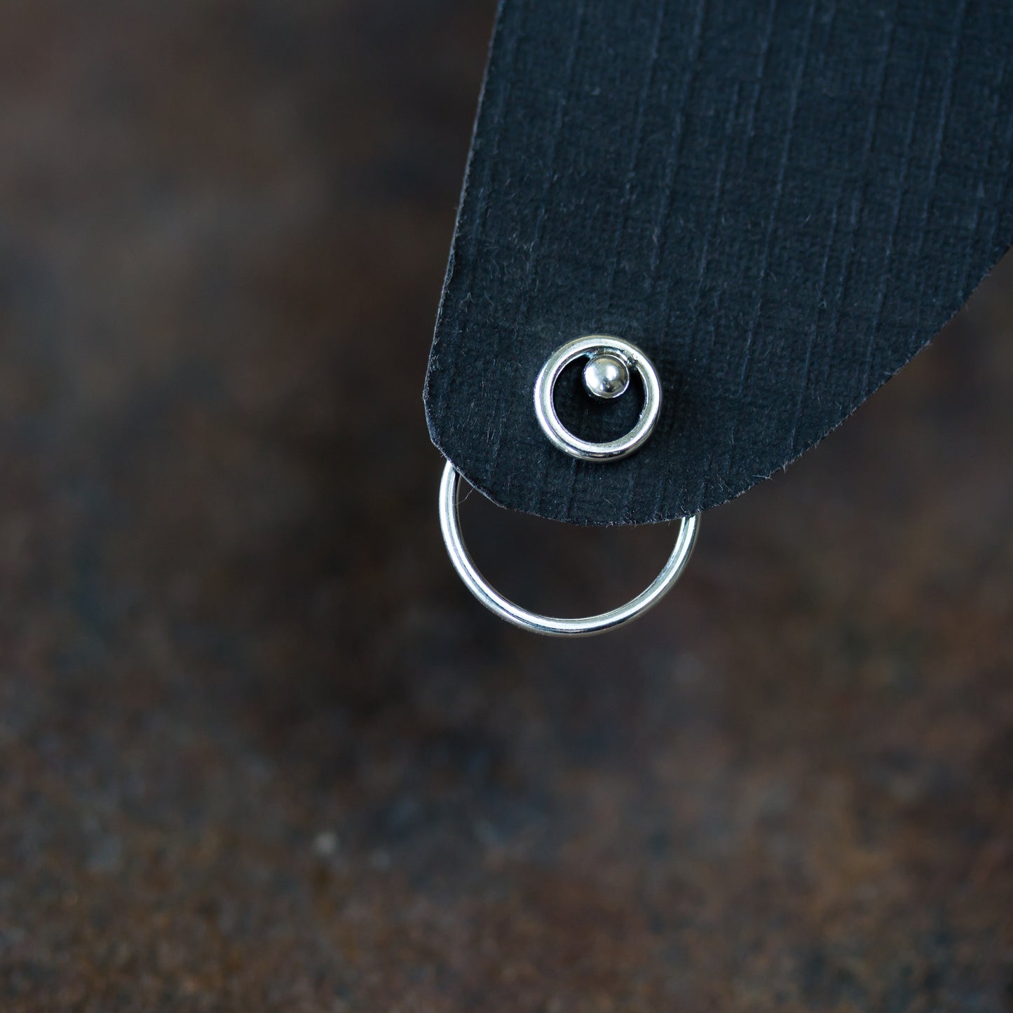 Minimalist Silver Circle Ear Jackets - jewelry by CookOnStrike