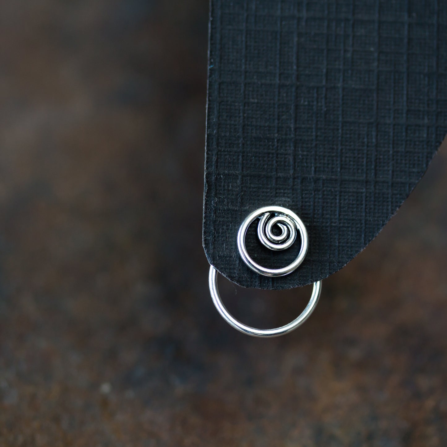 Minimalist Silver Circle Ear Jackets - jewelry by CookOnStrike