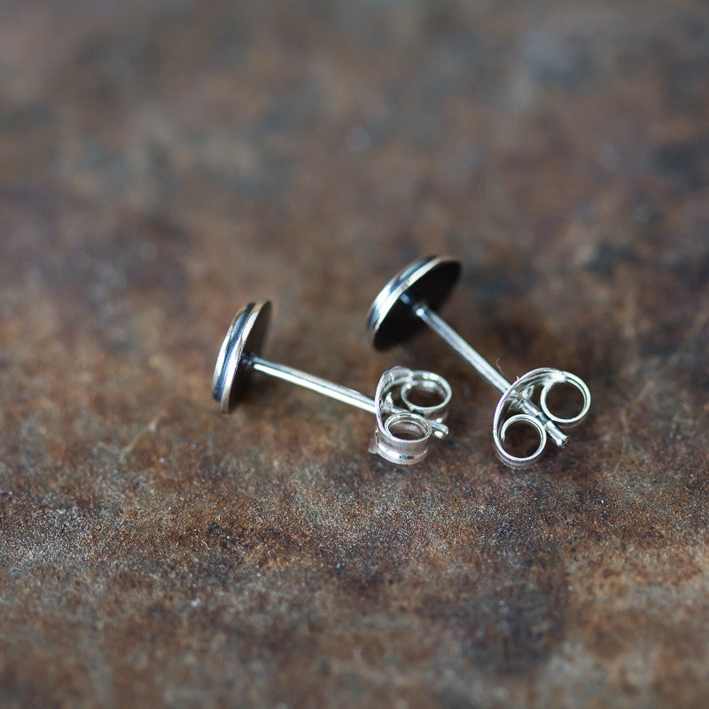 6mm Target Bullseye Studs - jewelry by CookOnStrike