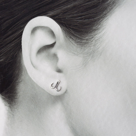 Double Hook Stud Earring - jewelry by CookOnStrike