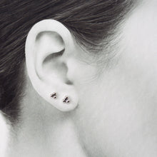 Load image into Gallery viewer, Three Dot Stud Earring Set, 4mm and 5mm - jewelry by CookOnStrike
