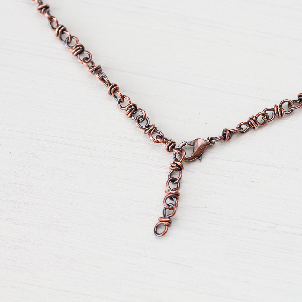 Handcrafted Copper Necklace - Bigger Link Chain - jewelry by CookOnStrike