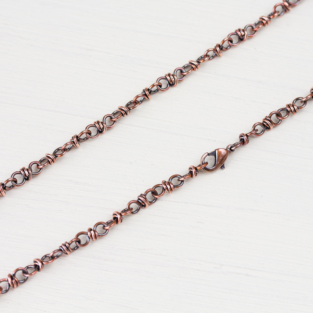 Handcrafted Copper Necklace - Bigger Link Chain - jewelry by CookOnStrike