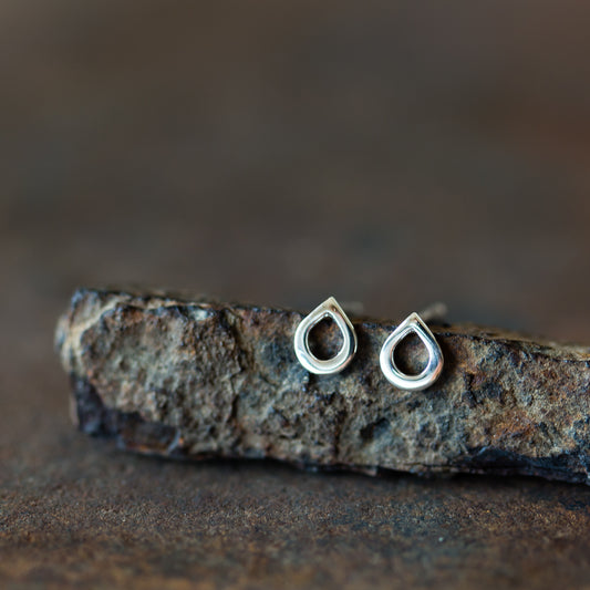 Petite Droplet Stud Earrings - jewelry by CookOnStrike