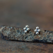 Load image into Gallery viewer, 6x4.5mm Beaded Diamond Shape Stud Earrings - jewelry by CookOnStrike