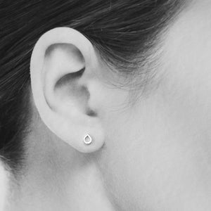 Petite Droplet Stud Earrings - jewelry by CookOnStrike