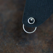 Load image into Gallery viewer, Minimalist Silver Circle Ear Jackets - jewelry by CookOnStrike