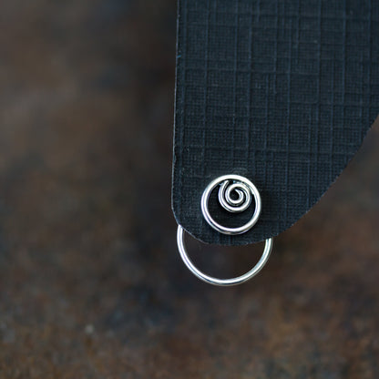 Minimalist Silver Circle Ear Jackets - jewelry by CookOnStrike