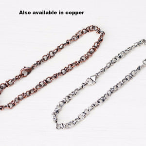 Bigger Link Chain Bracelet for Man or Woman, Sterling Silver - jewelry by CookOnStrike