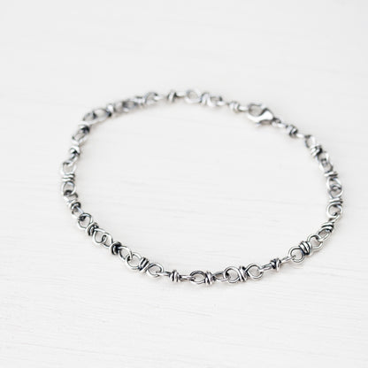 Bigger Link Chain Bracelet for Man or Woman, Sterling Silver - jewelry by CookOnStrike