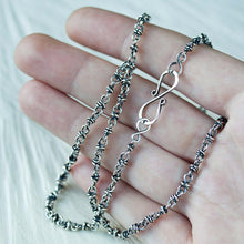 Load image into Gallery viewer, SET: Sterling Silver Chain Necklace and Bracelet - jewelry by CookOnStrike