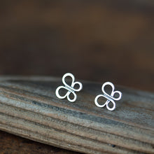 Load image into Gallery viewer, Minimalist Butterfly Stud Earrings - jewelry by CookOnStrike