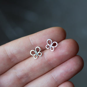 Minimalist Butterfly Stud Earrings - jewelry by CookOnStrike