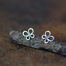 Load image into Gallery viewer, Minimalist Butterfly Stud Earrings - jewelry by CookOnStrike