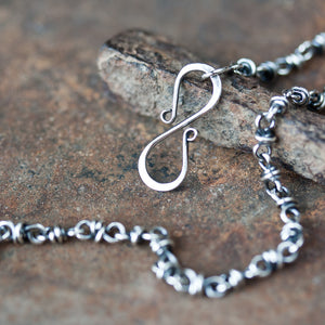 Minimalist Sterling Silver Chain Bracelet, Sterling Silver - jewelry by CookOnStrike